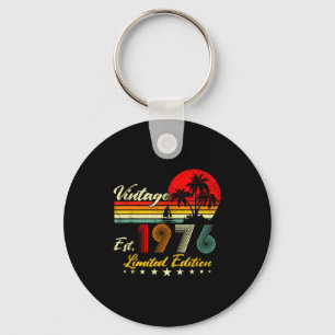 Vintage 1976 Limited Edition 50th Birthday 50 Year Key Ring