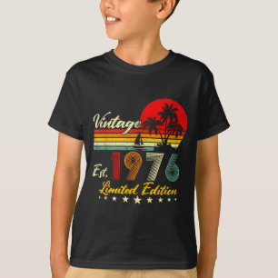 Vintage 1976 Limited Edition 50th Birthday 50 Year T-Shirt