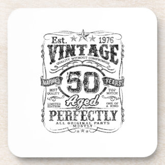 Vintage 1976 Limited Edition Shirt 50 Year Old 50t Coaster