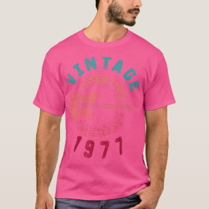 Vintage 1977 Birthday Limited Edition Guitar Music T-Shirt