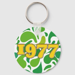 Vintage 1977 key ring