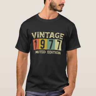 Vintage 1977 Limited Edition 44th Birthday T-Shirt