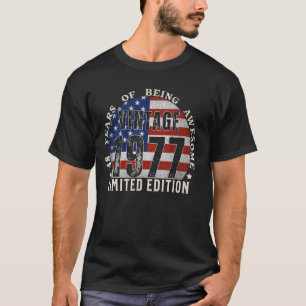 Vintage 1977 Limited Edition 48-Year-Old Gifts 48t T-Shirt