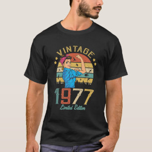 Vintage 1977 Made In 1977 45Th Birthday Women 45 Y T-Shirt