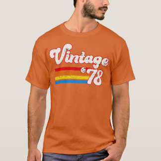 Vintage 1978 Birthday Shirt Retro 78 Birthday Shir