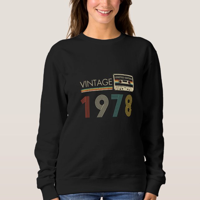 Vintage 1978  Cassette Sweatshirt (Front)