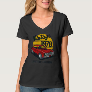 Vintage 1978 Edition 44th Birthday Classic Car T-Shirt