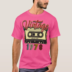 Vintage 1978 Greatest Hits Cassette Tape T-Shirt