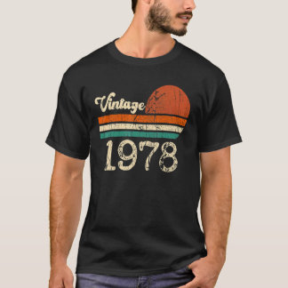 Vintage 1978 Made In 1978 45th Birthday Outfit 45 T-Shirt