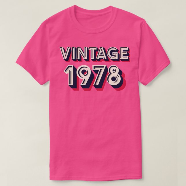 Vintage 1978 T-Shirt (Design Front)