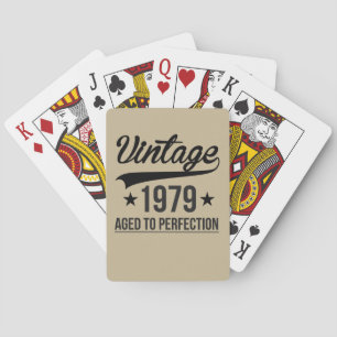 Vintage 1979 Aged To Perfection Playing Cards