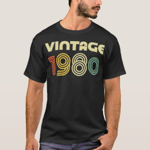 Vintage 1980  41st Birthday Gift  T-Shirt