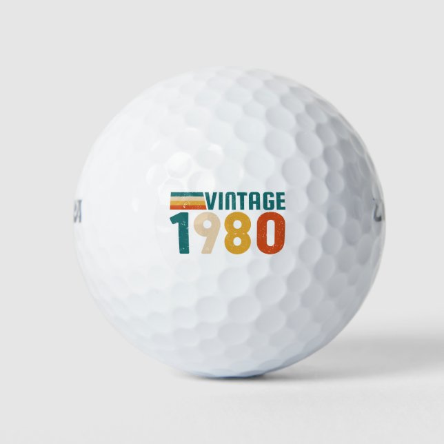 VINTAGE 1980 GOLF BALLS (Front)