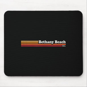 Vintage 1980s Graphic Style Bethany Beach Delaware Mouse Pad
