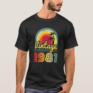 Vintage 1981  41 Years Old Men And Women 41st Birt T-Shirt