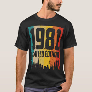 Vintage 1981 Limited Edition 40th Birthday Awesome T-Shirt