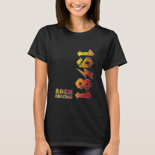 Vintage 1981 Rock Edition Retro Music Lovers Gift T-Shirt