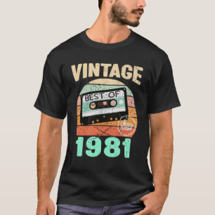 Vintage 1981 Vintage Cassette Tape Best of T-Shirt