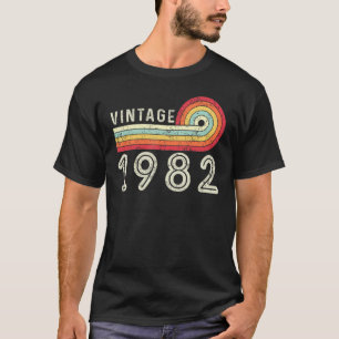 Vintage 1982 40th Birthday 40 Years Old 37 T-Shirt