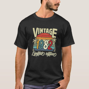 Vintage 1982 40Th Birthday Limited Edition 40 Year T-Shirt