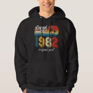 Vintage 1982 40th Birthday Original Parts 7 Hoodie