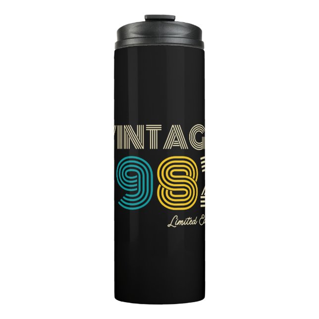 Vintage 1982 42nd Birthday Thermal Tumbler (Front)