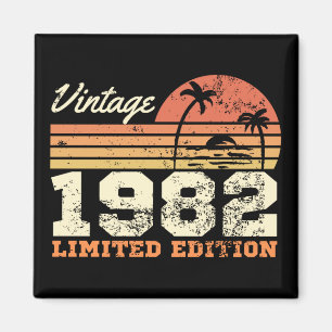 Vintage 1982 Limited Edition 42nd Birthday Magnet
