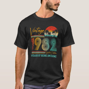 Vintage 1982 Made In 1982 40th Birthday  40 Year O T-Shirt