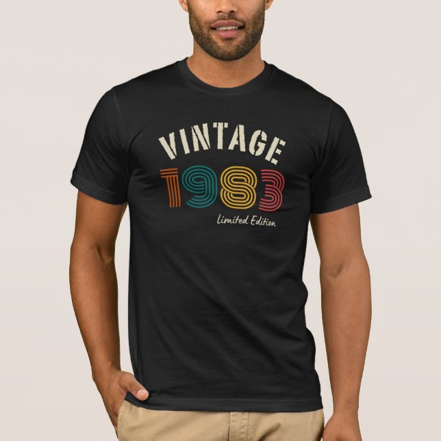 Vintage 1983 41st Birthday T-Shirt (Front)