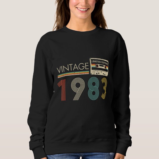 Vintage 1983  Cassette Sweatshirt (Front)