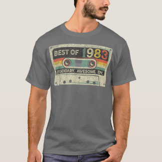 Vintage 1983 Limited Edition Cassette Tape 39th Bi T-Shirt