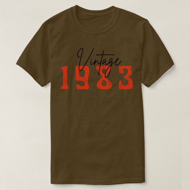 Vintage 1983 T-Shirt (Design Front)