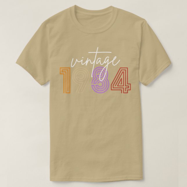 Vintage 1984 1 T-Shirt (Design Front)