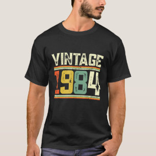 Vintage 1984 37th Birthday Men Women 37 Years Old T-Shirt