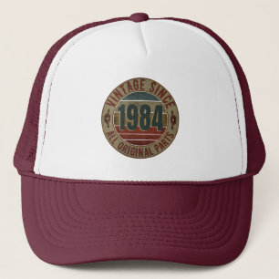 VINTAGE 1984 BIRTHDAY GIFT TRUCKER HAT