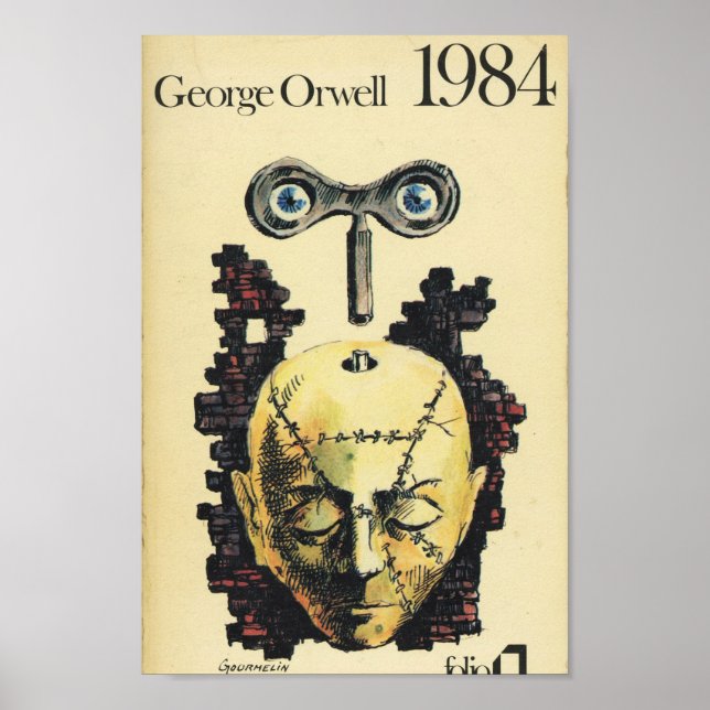 Vintage 1984 book cover poster (Front)