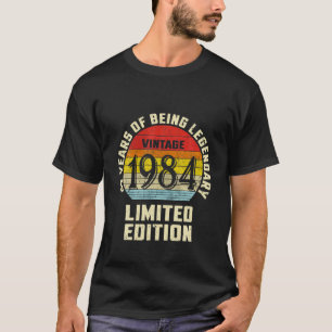 Vintage 1984 Limited Edition 37 Years Legendary 37 T-Shirt
