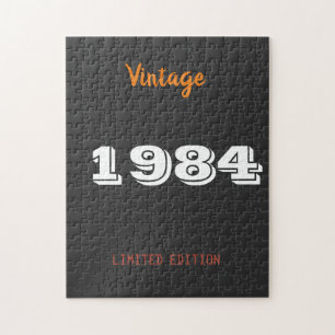 Vintage 1984 limited edition 40th Birthday Gift Jigsaw Puzzle