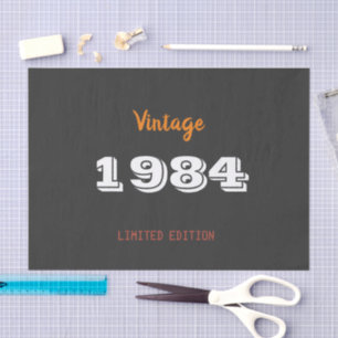 Vintage 1984 limited edition 40th Birthday Gift  Tissue Paper