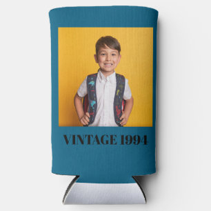 vintage 1985 1995 1975 funny birthday favours 40th seltzer can cooler