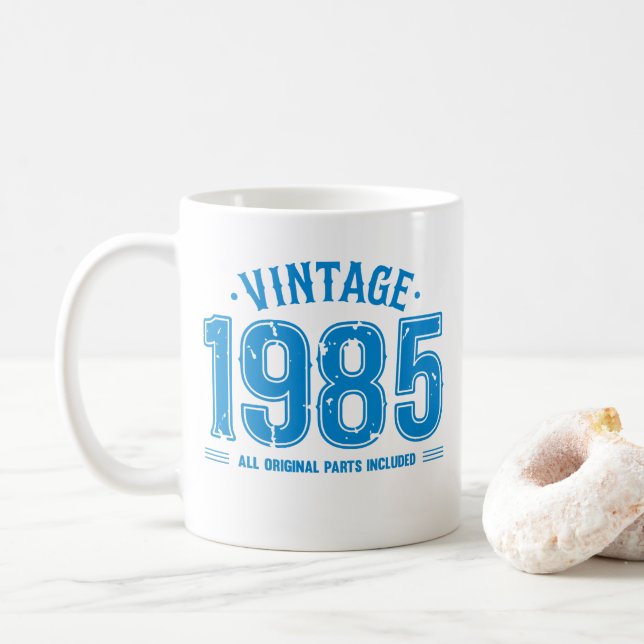 Vintage 1985 coffee mug (With Donut)