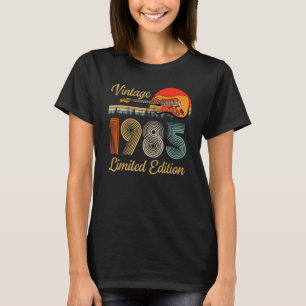 Vintage 1985  For Men Women Guitar Lover 37 Year O T-Shirt