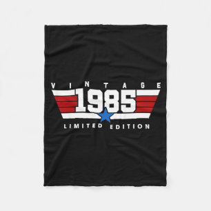 Vintage 1985 Limited Edition 40 Year Old 40th Birt Fleece Blanket