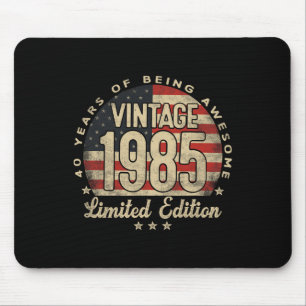 Vintage 1985 Limited Edition 40-year-old Gifts Usa Mouse Pad