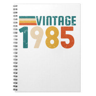 VINTAGE 1985 NOTEBOOK