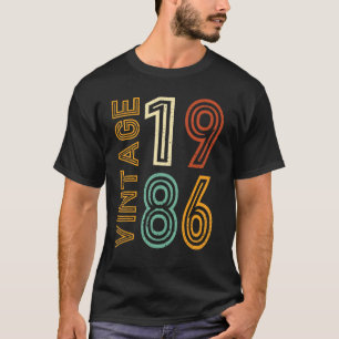 Vintage 1986 37 years old gifts for men women 37th T-Shirt