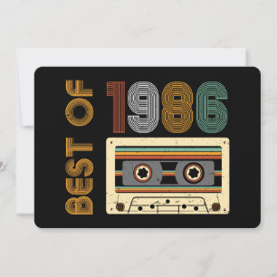 Vintage 1986 Made in 1986 40th Birthday 40 Years Invitation