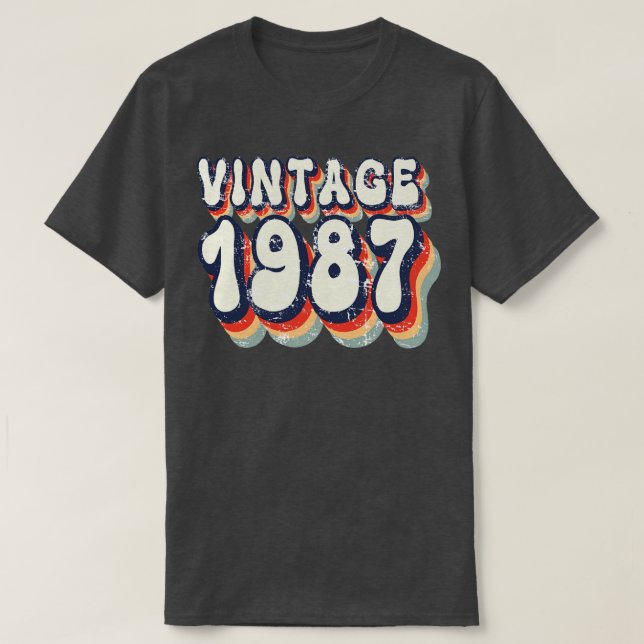 Vintage 1987 T-Shirt (Design Front)