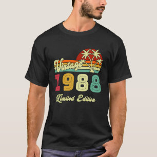 Vintage 1988  35 Year Old  35th Birthday T-Shirt