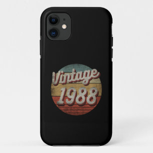 VINTAGE 1988 MEN WOMEN BIRTHDAY GIFT Case-Mate iPhone CASE